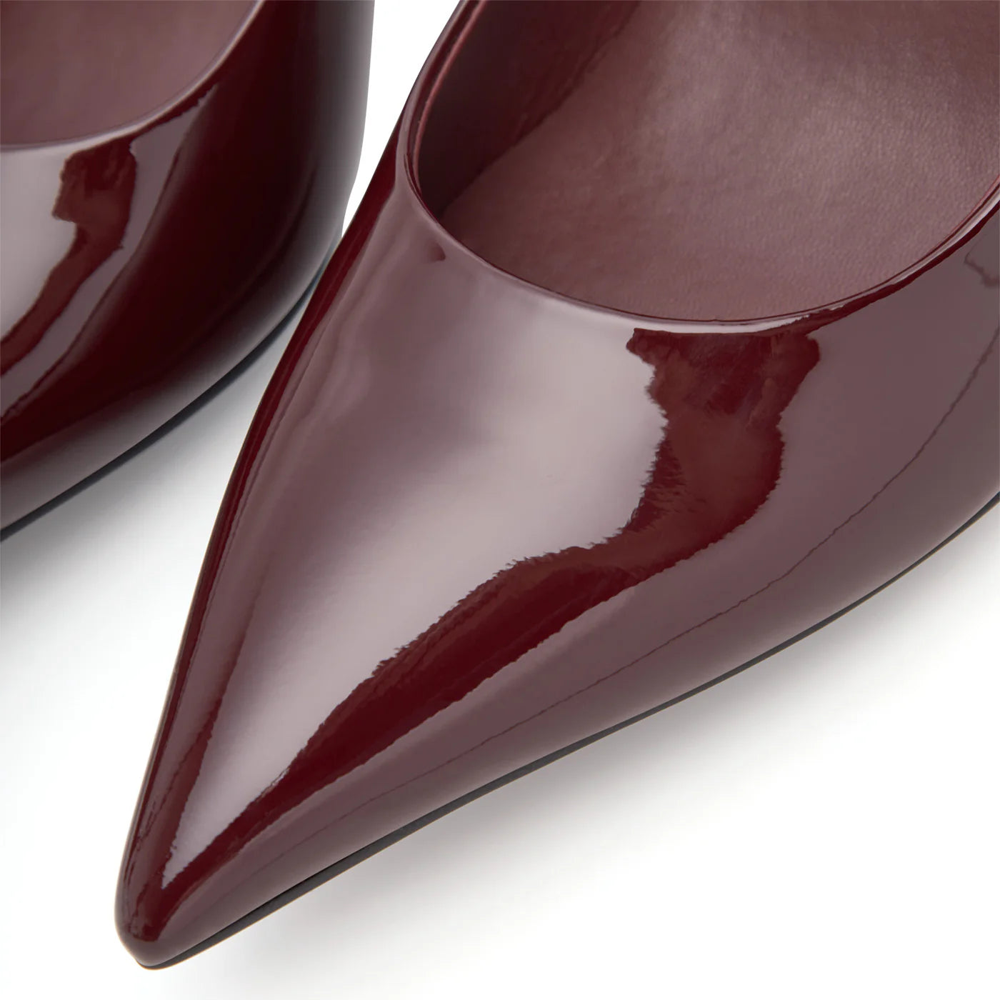 Laura Patent Heel - Cherry