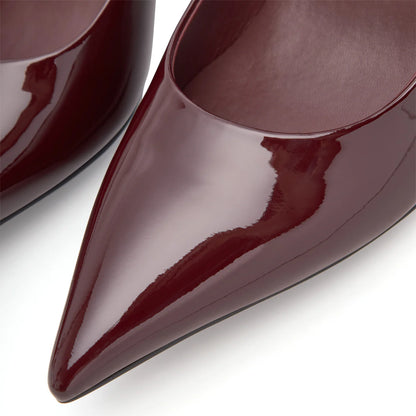 Laura Patent Heel - Cherry