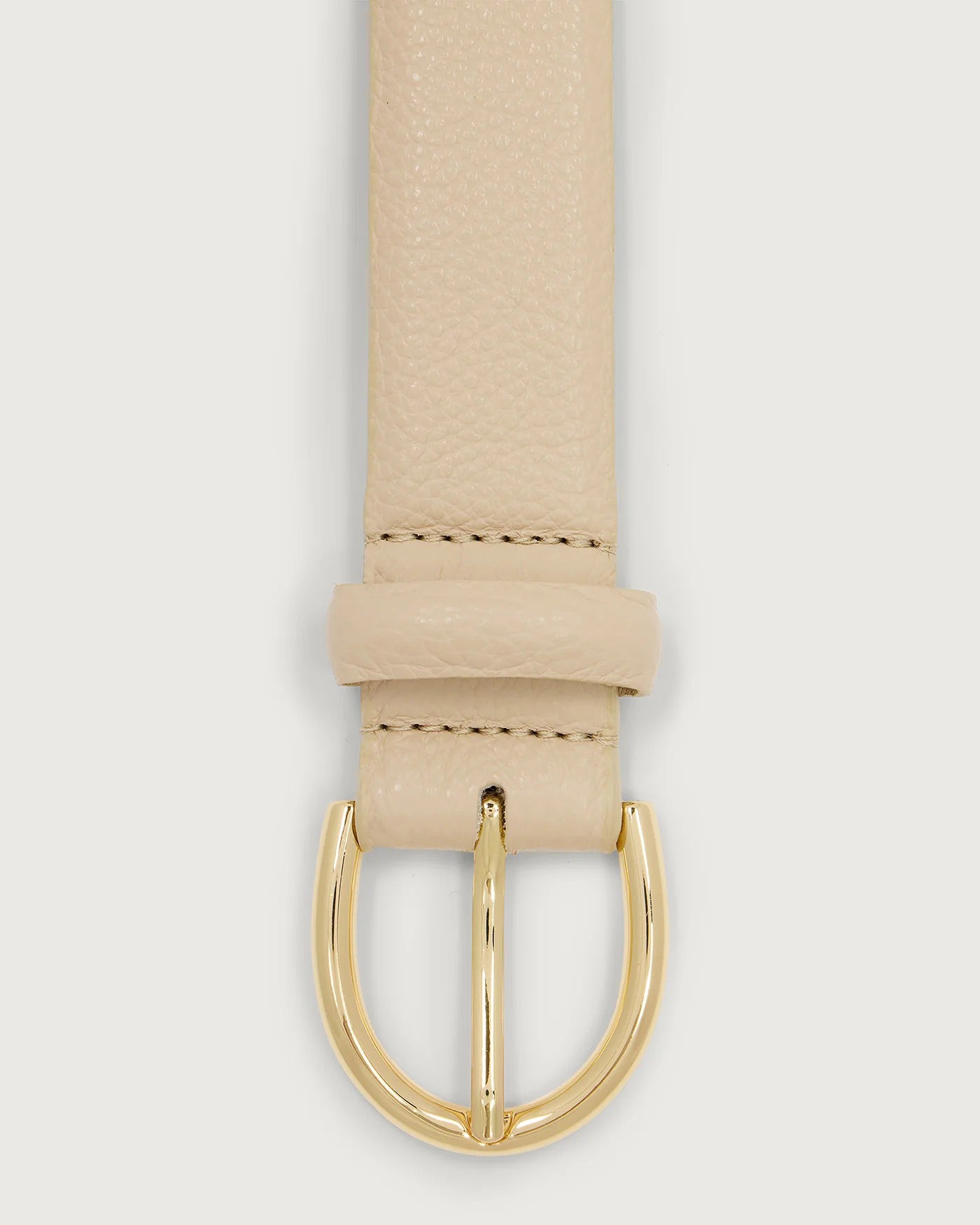 Lenai Leather Belt - Latte