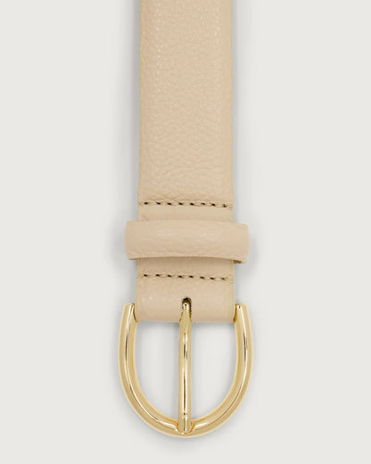Lenai Leather Belt - Latte