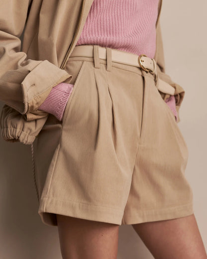 Lenai Leather Belt - Latte