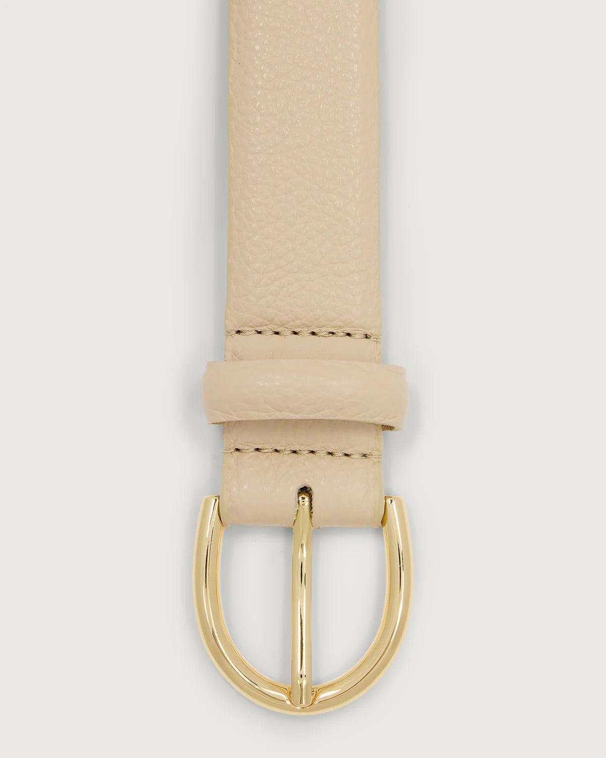 Lenai Leather Belt - Latte