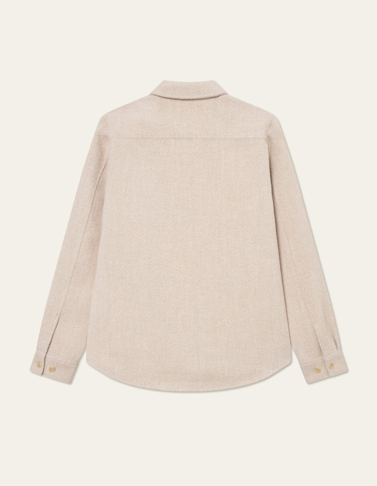 Lennon Bouclé Overshirt Ivory