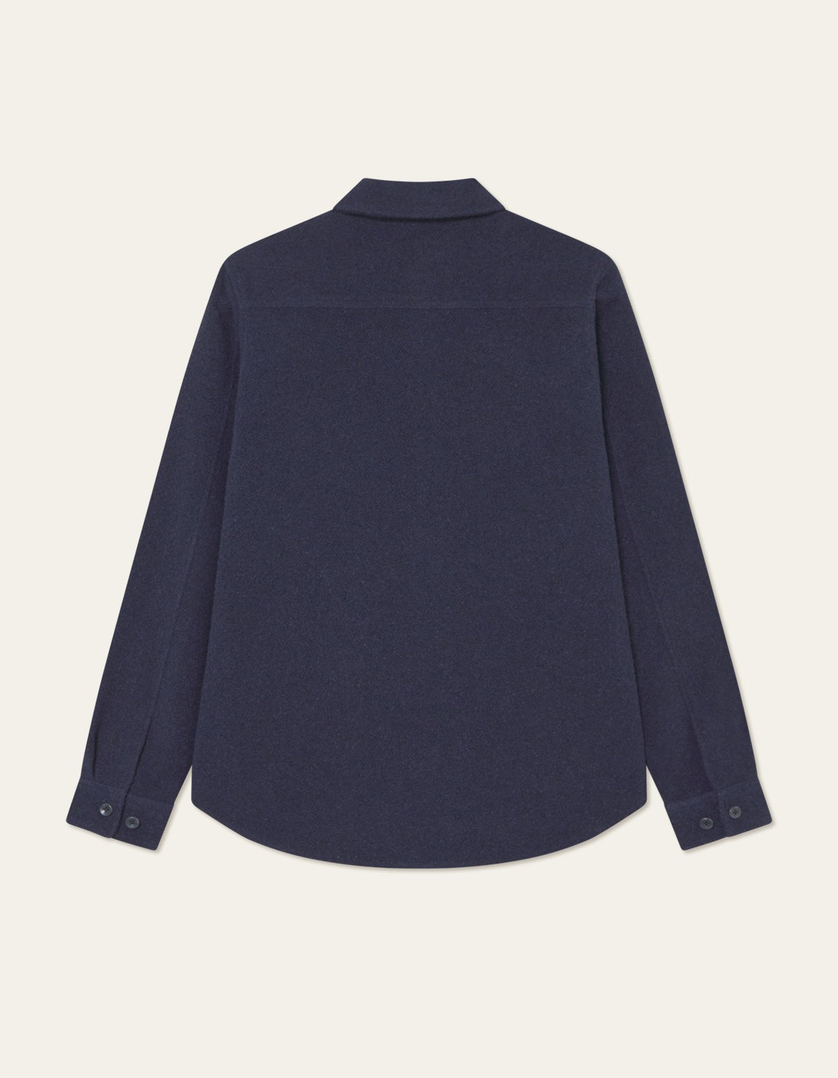 Lennon Bouclé Overshirt Dark Navy