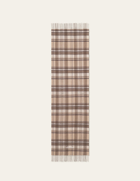 Les Deux Check Wool Scarf