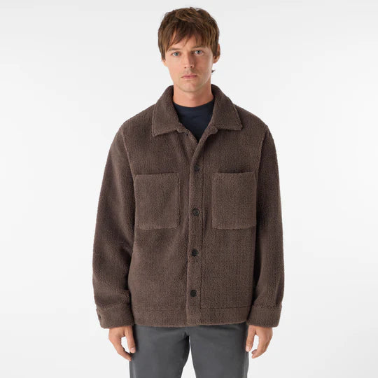 Lifford Teddy Overshirt Mushroom
