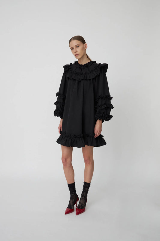 Lightweight Mini Frill Dress