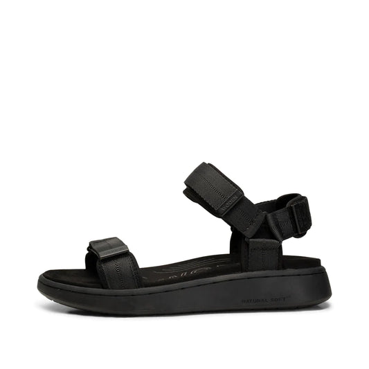 Line Black Sandals