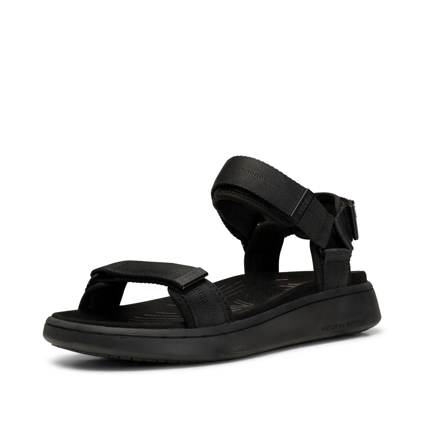 Line Black Sandal