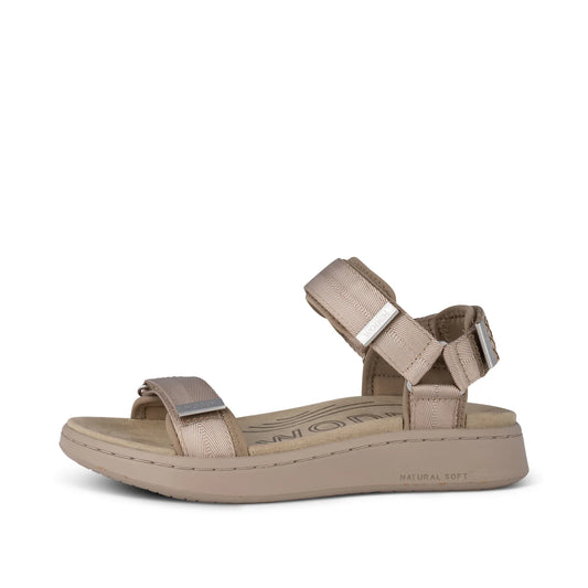 Line Silver Mink Sandal