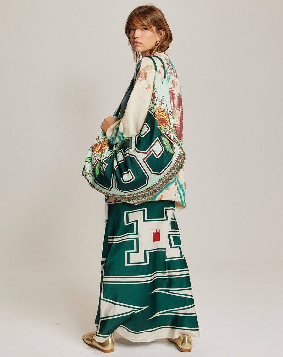 Liv Sporty Jade Printed Cardigan