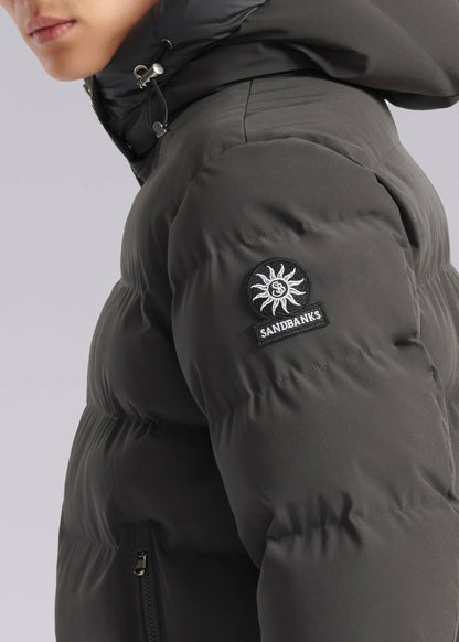 Banks Puffer Jacket Charcoal