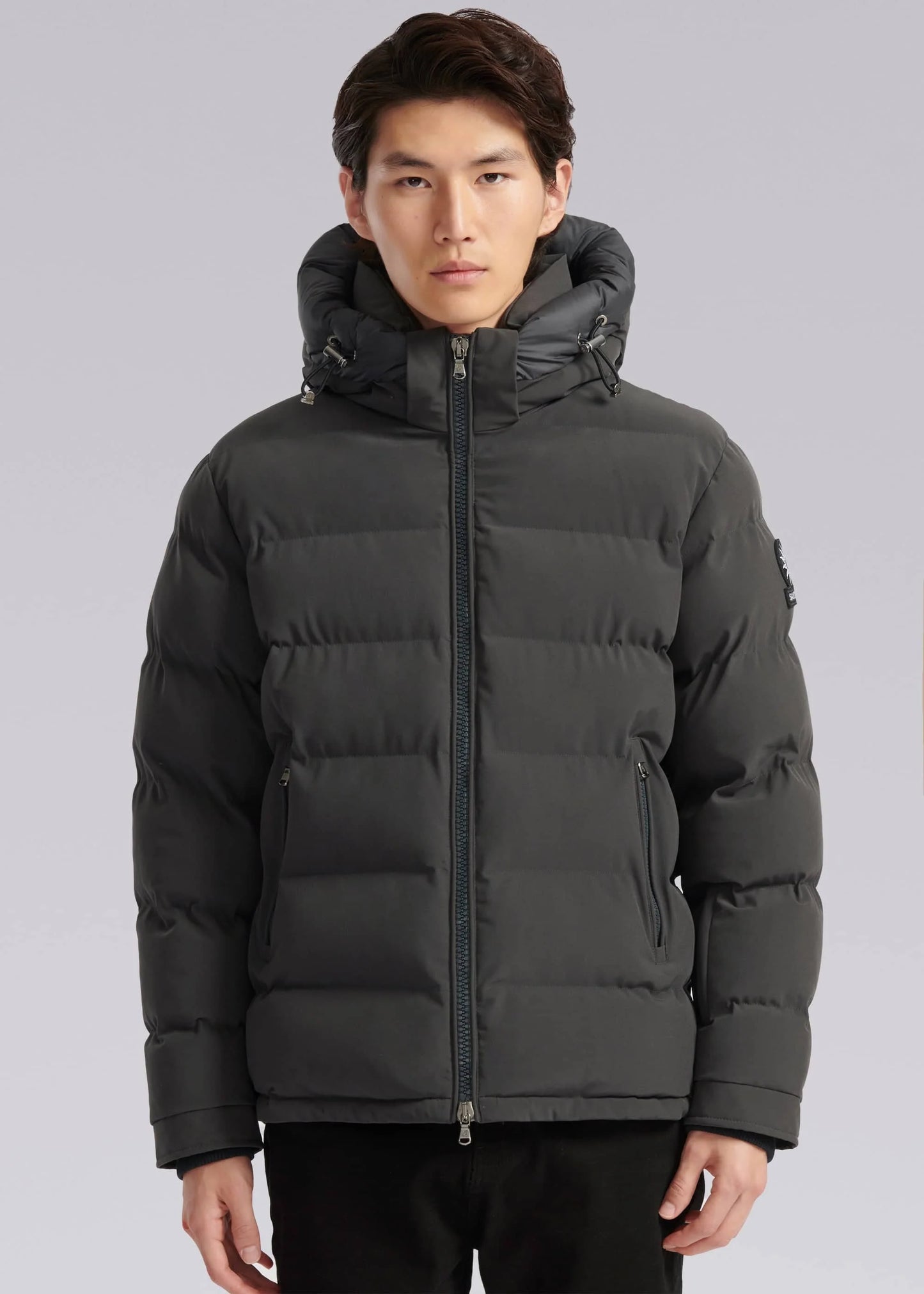 Banks Puffer Jacket Charcoal