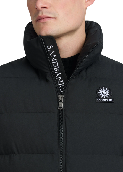 Sandbanks Clifftop Gilet - Black