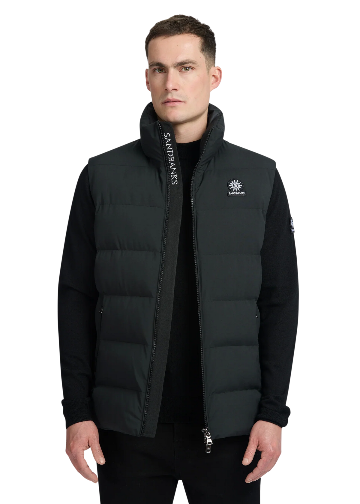 Sandbanks Clifftop Gilet - Black