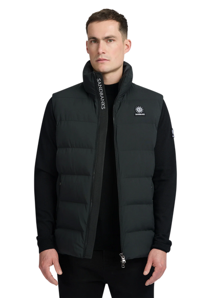 Sandbanks Clifftop Gilet - Black