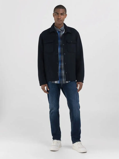 Wool-Blend Shirt Jacket