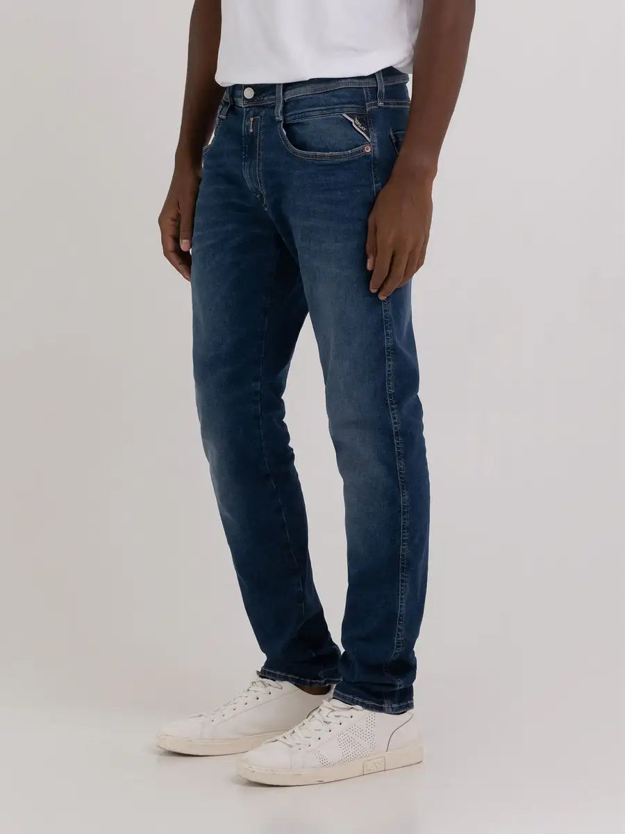 Hyperflex Re-Used Mid Blue Jeans