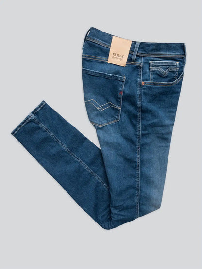 Hyperflex Re-Used Mid Blue Jeans