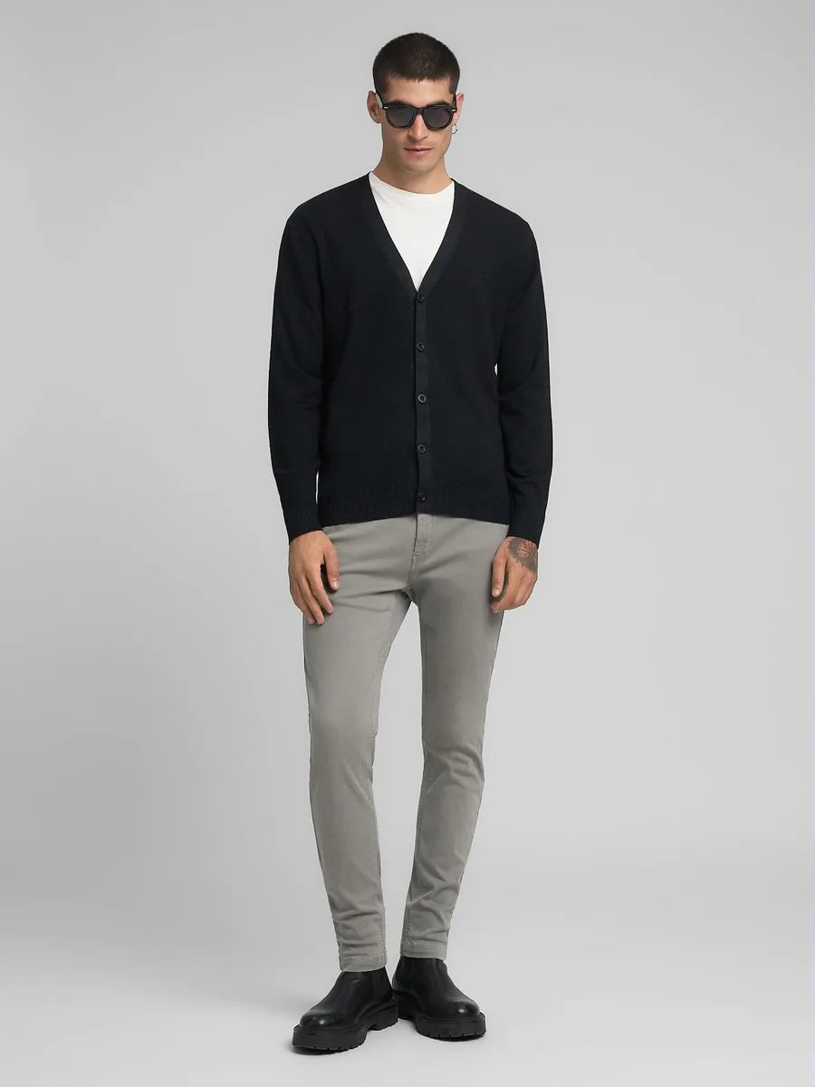 Zeumar Slim Fit Chino - Warm Grey