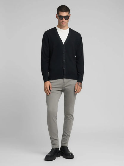 Zeumar Slim Fit Chino - Warm Grey