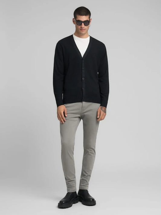 Zeumar Slim Fit Chino - Warm Grey