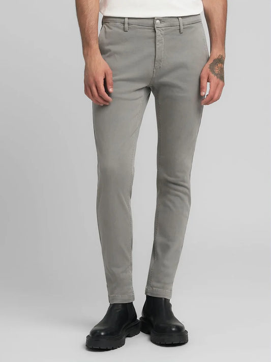 Zeumar Slim Fit Chino - Warm Grey