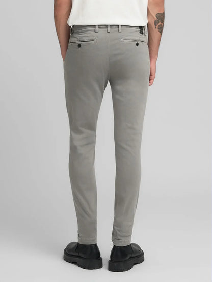 Zeumar Slim Fit Chino - Warm Grey