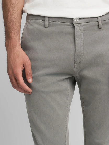 Zeumar Slim Fit Chino - Warm Grey