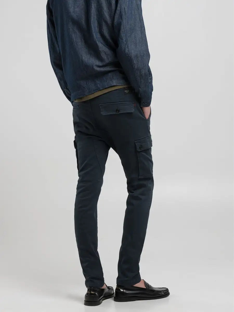 Jaan Slim Fit Cargo Navy