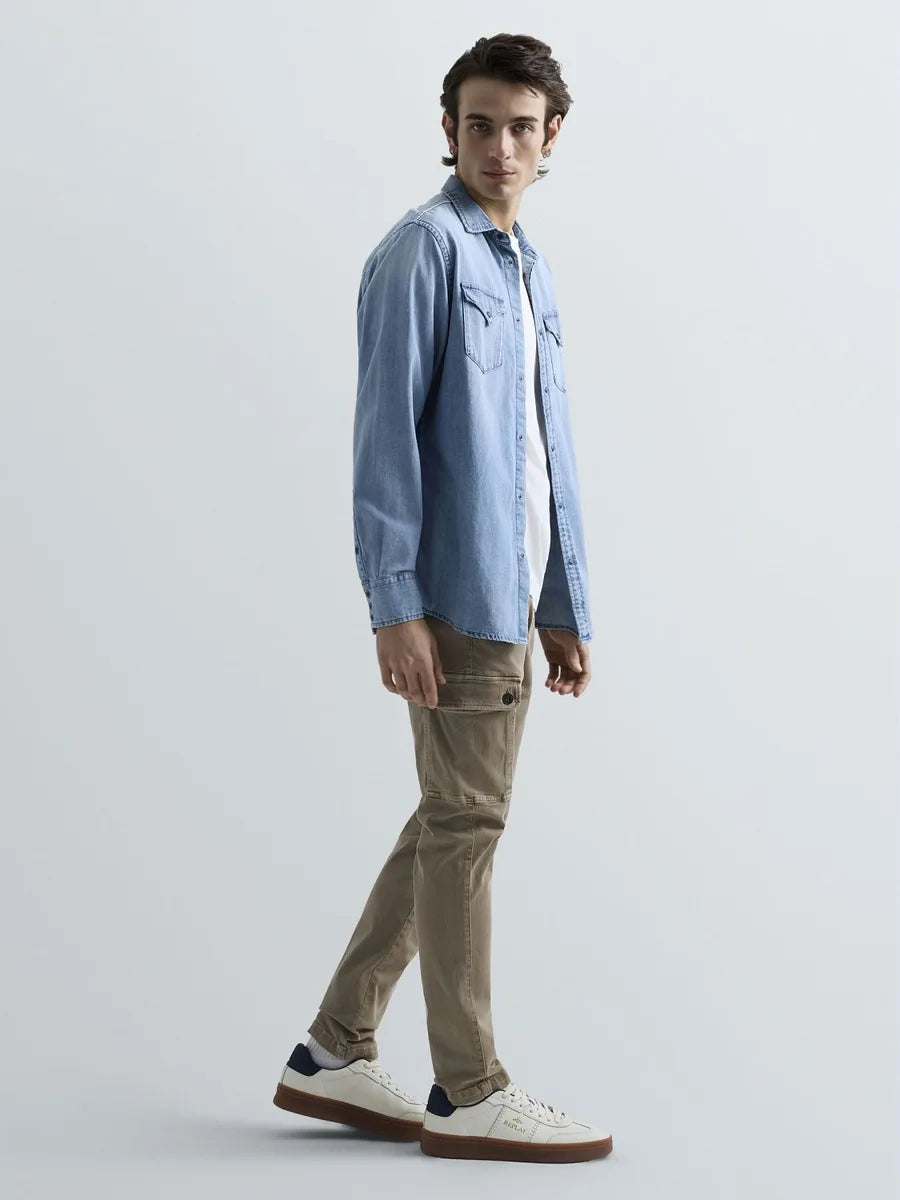 Jaan Slim Fit Cargo Jean