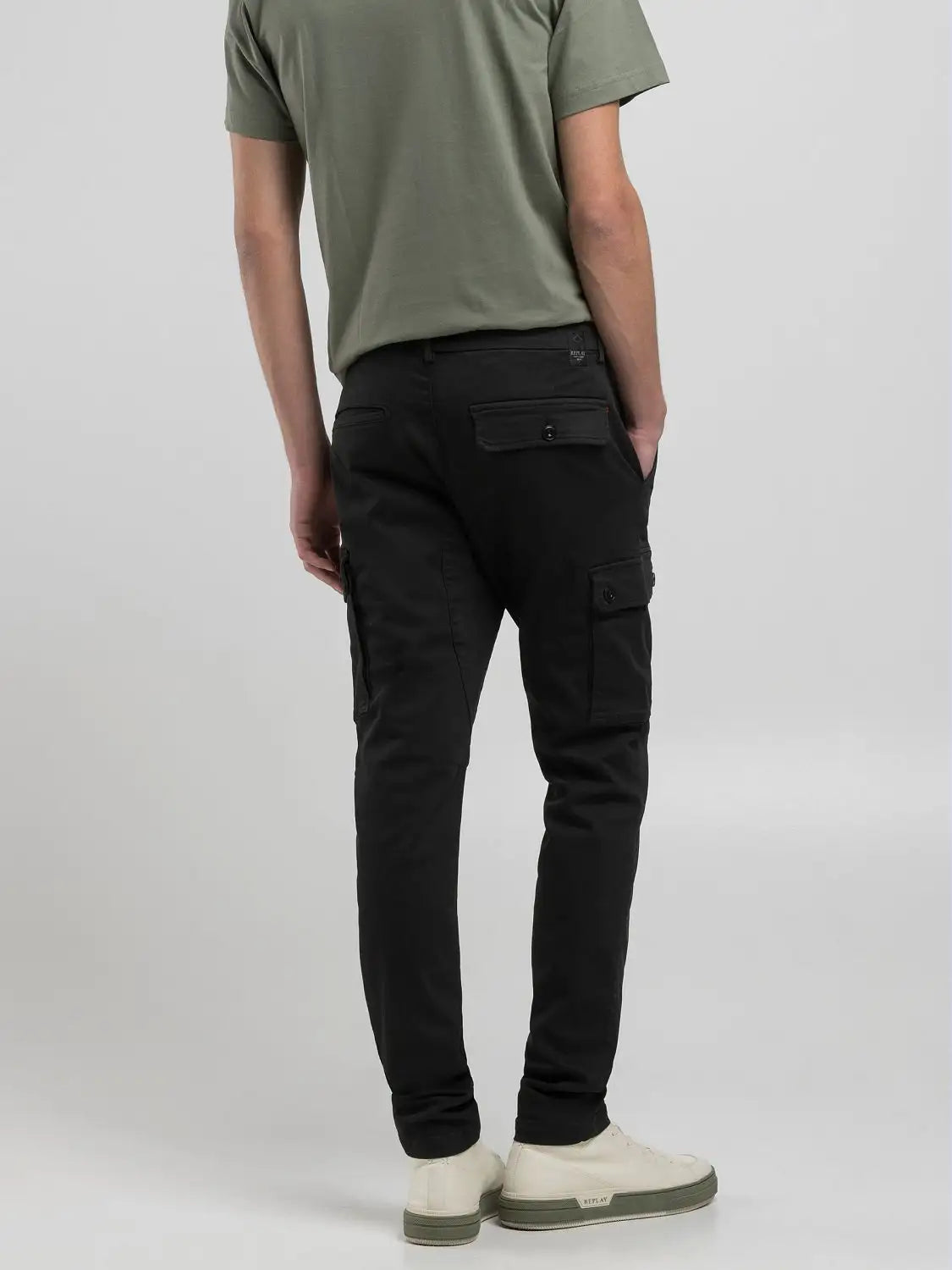 Jaan Slim Fit Cargo Black