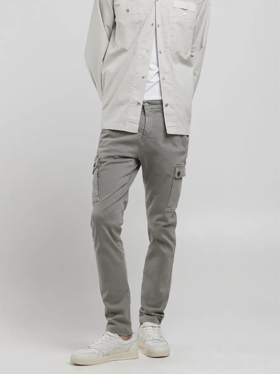 Jaan Slim Fit Cargo Grey