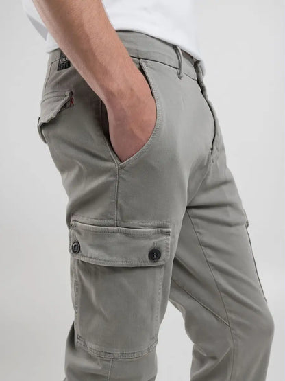 Jaan Slim Fit Cargo Grey