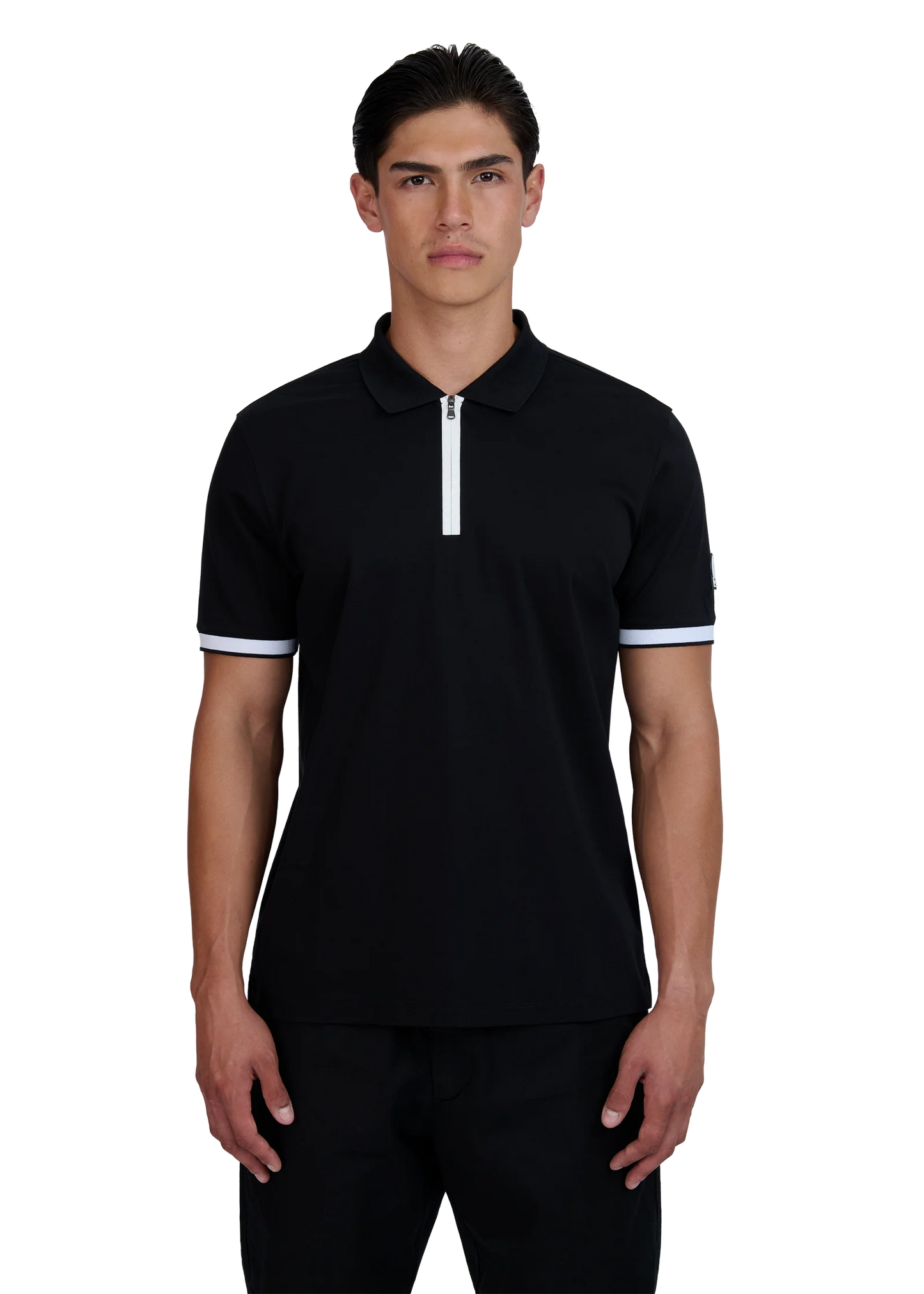 Silicone Zip Polo Shirt