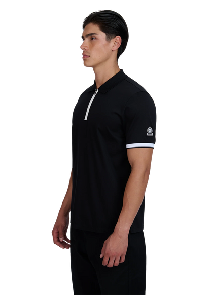 Silicone Zip Polo Shirt