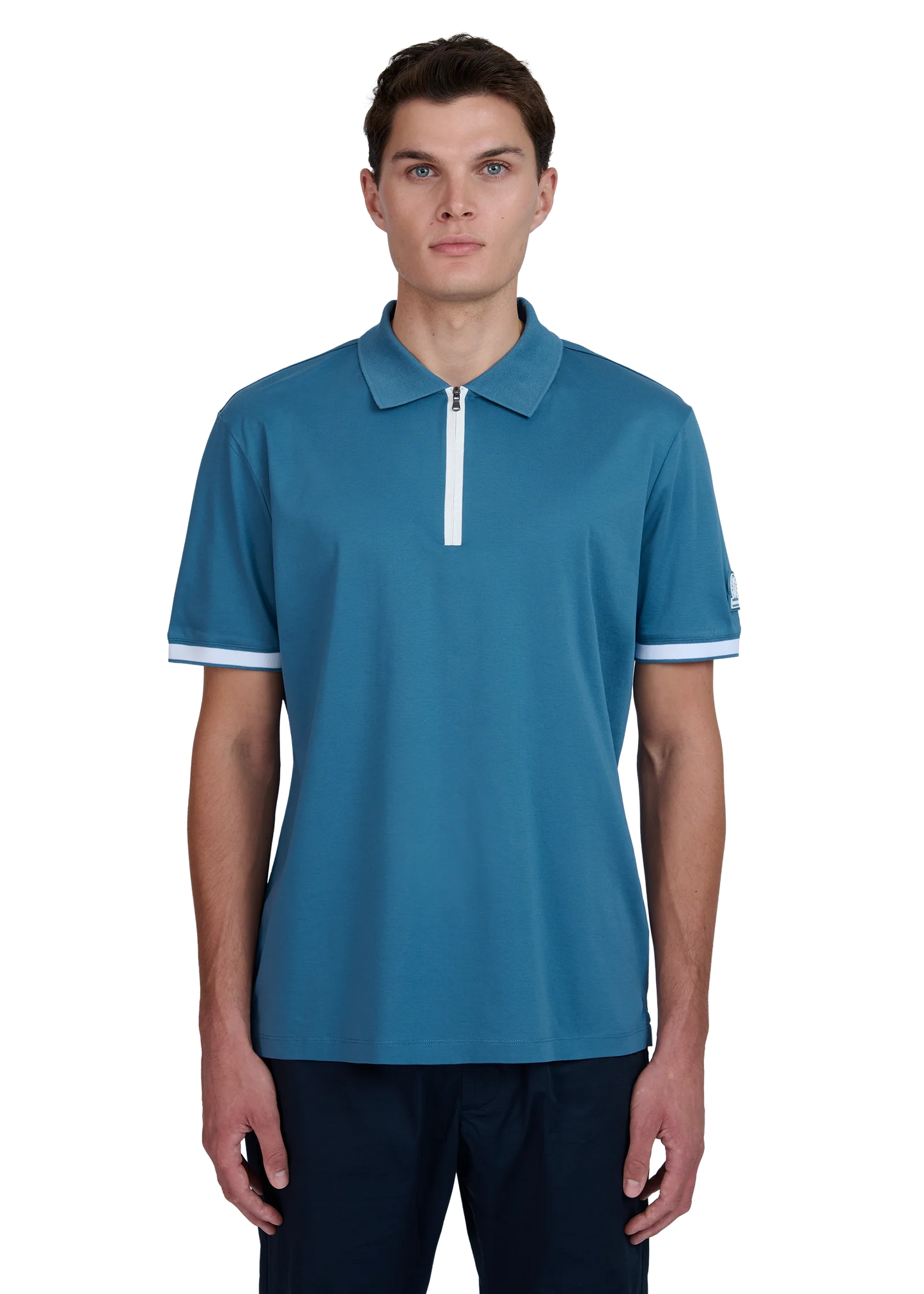 Silicone Zip Polo Shirt
