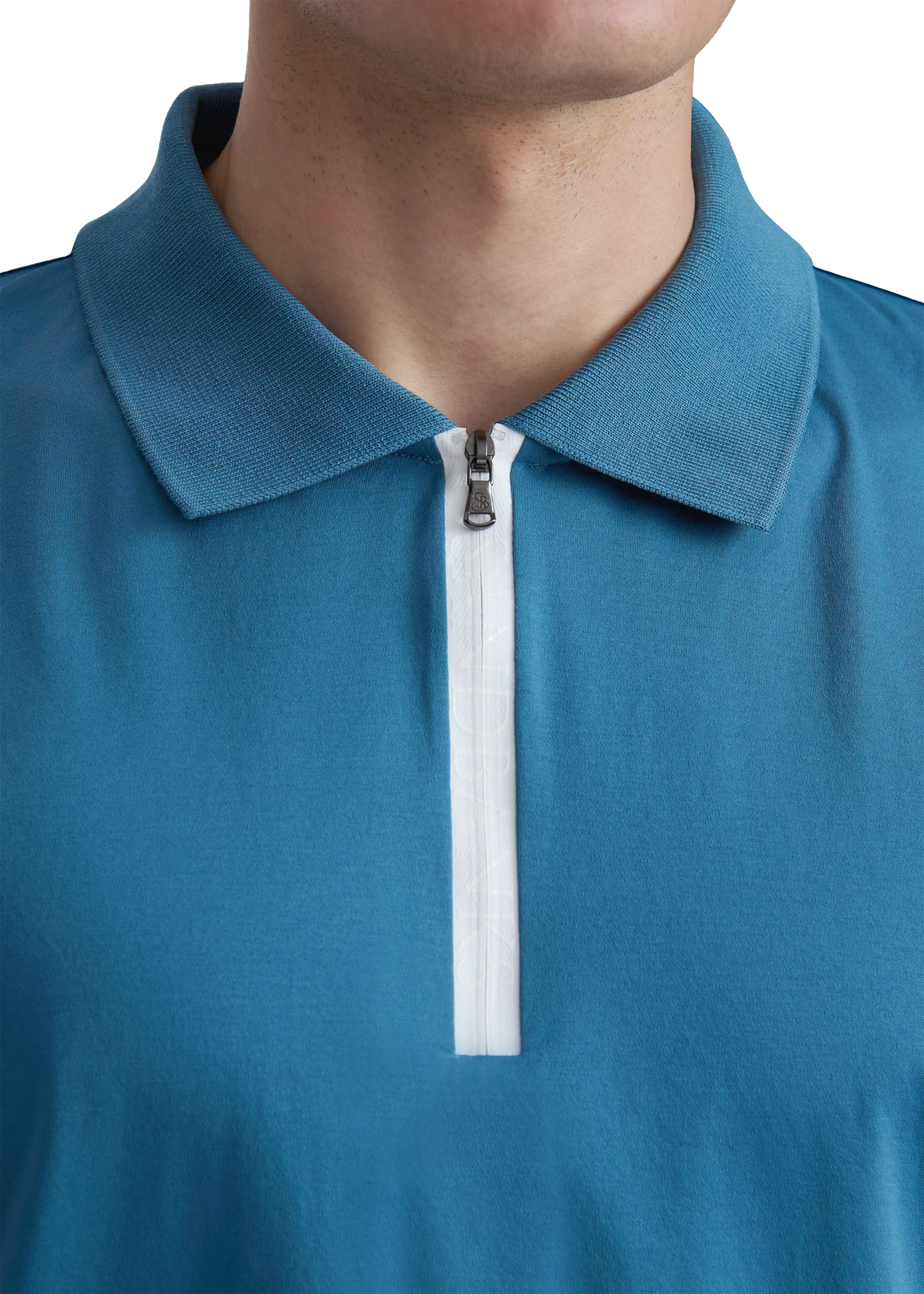 Silicone Zip Polo Shirt