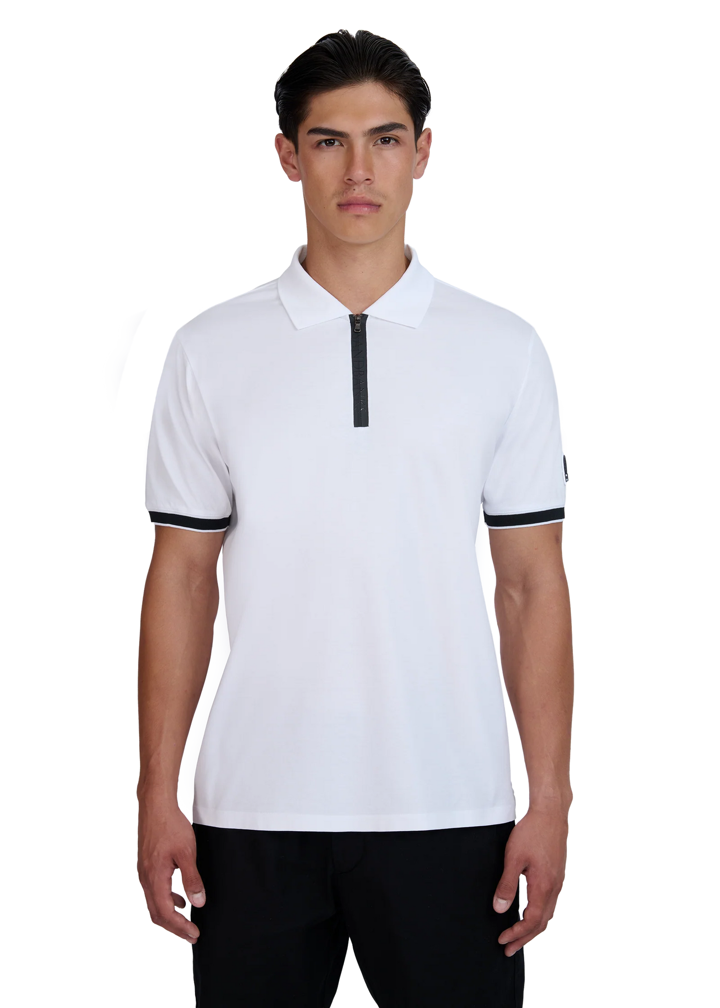 Silicone Zip Polo Shirt