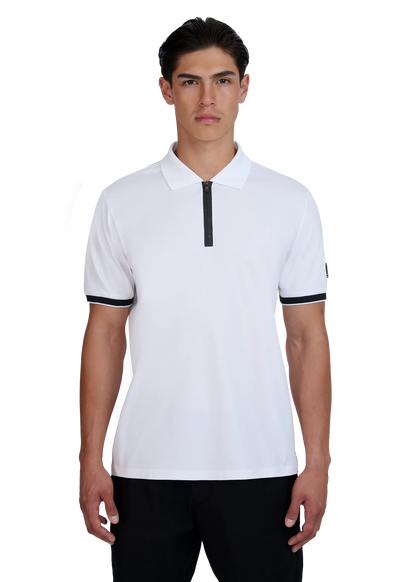 Silicone Zip Polo Shirt