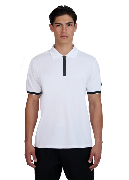 Silicone Zip Polo Shirt