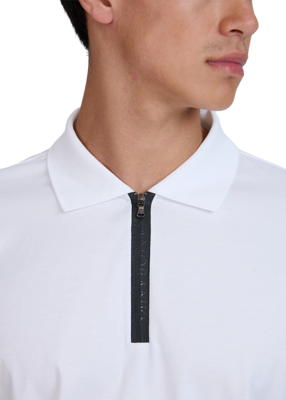 Silicone Zip Polo Shirt