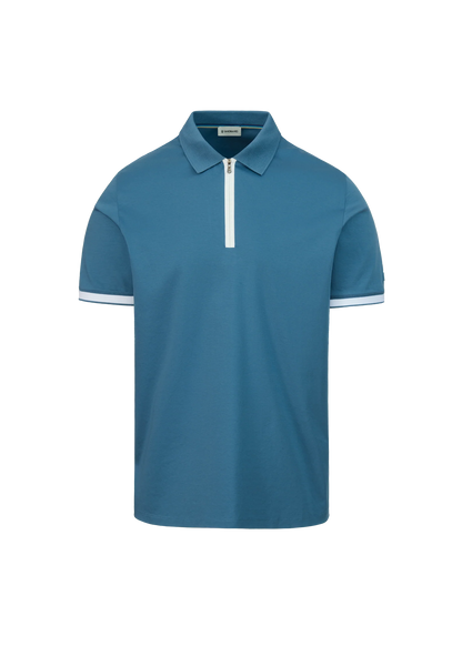 Silicone Zip Polo Shirt
