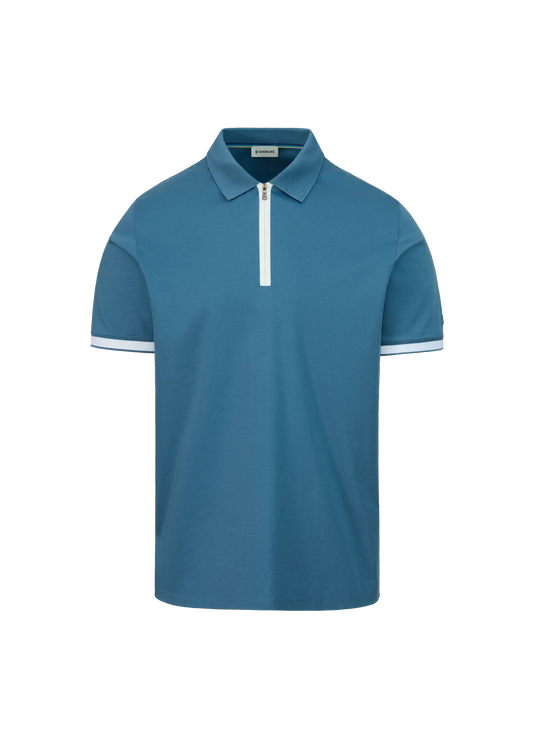 Silicone Zip Polo Shirt