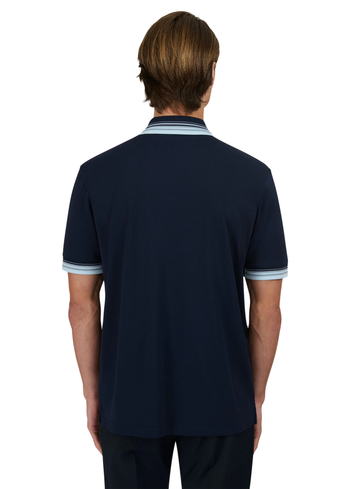 Gradient Rib Polo Shirt