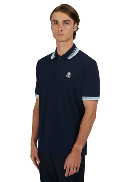 Gradient Rib Polo Shirt