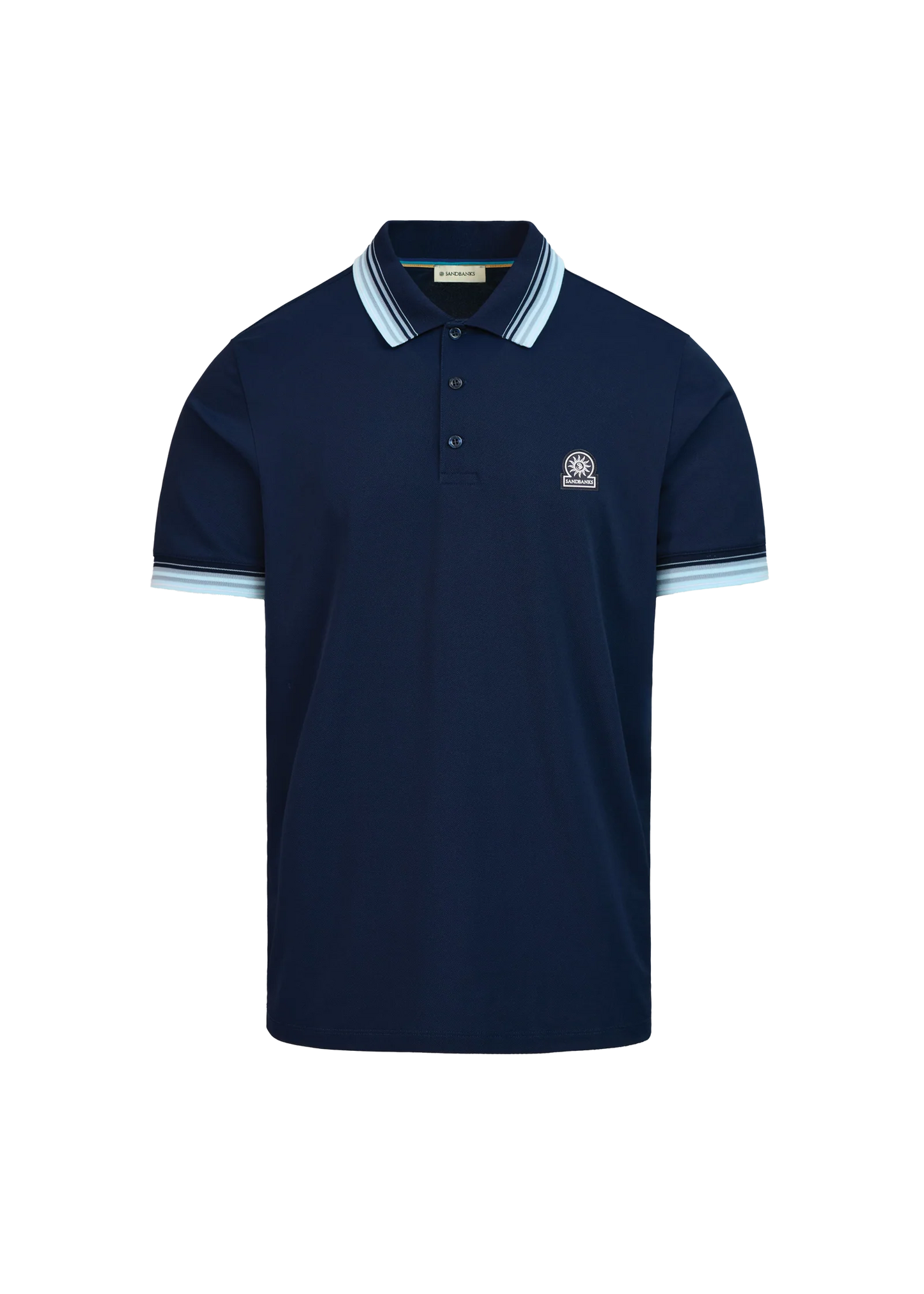 Gradient Rib Polo Shirt