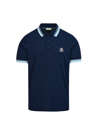 Gradient Rib Polo Shirt