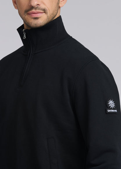 Badge Logo Quarter Zip Sweat