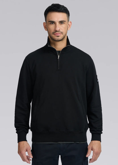 Badge Logo Quarter Zip Sweat